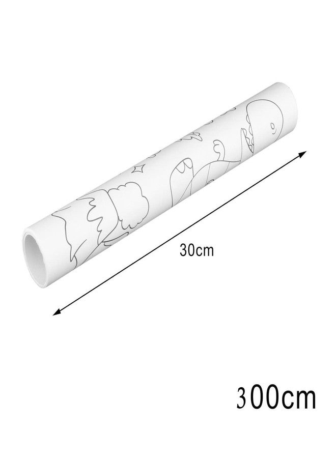 GS E-Com Childrens Drawing Roll Paper for Art Paper Roll for Creativity Dinosaur Themed | Crafts | Art Supplies | Drawing & Lettering Supplies | Art Paper| Paper Colour roll (Size: 30 * 300cm) - Image 3